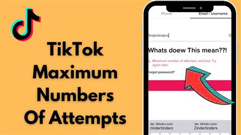 How To Fix Maximum Numbers Of Attempts Reached Try Again Later On