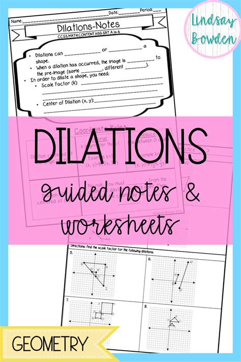 Dilation 8th Grade Math