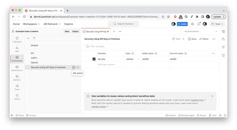 Securely Using Api Keys In Postman