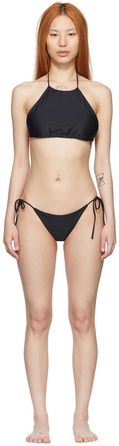 Jade Swim Black Gia Ties Bikini Shopstyle