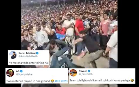 Wwe Aur Cricket Ek Hi Stadium Me Fierce Fight Breaks Out Between