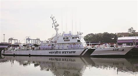 Indian Coast Guard Commissions New Fast Patrol Vessel Built By GRSE