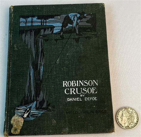 Lot Robinson Crusoe By Daniel Defoe C 1900 ILLUSTRATED