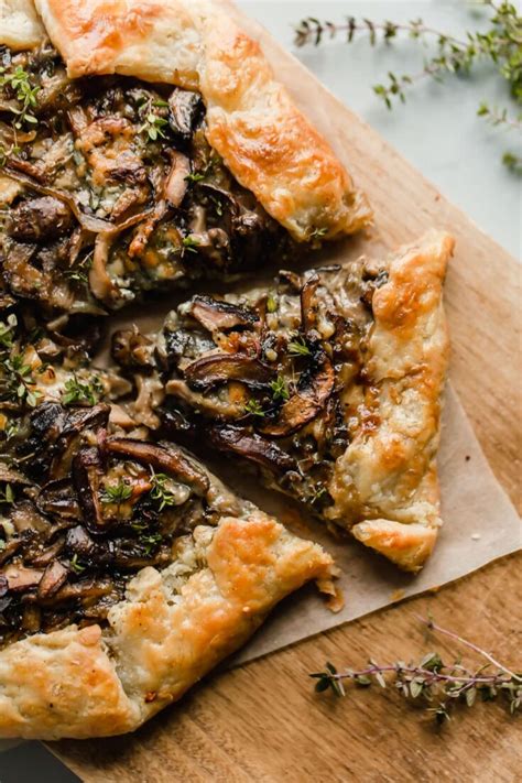 Mushroom Galette A Beautiful Plate