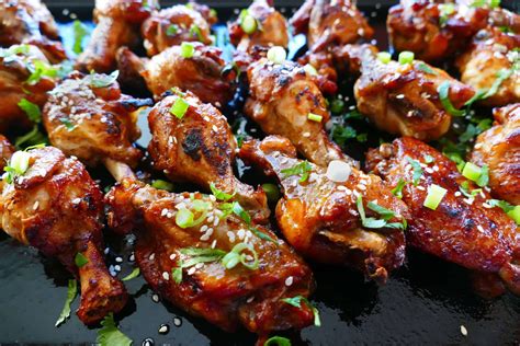 Bottled Teriyaki Wings Honey Baked Teriyaki Chicken Wings Recipe