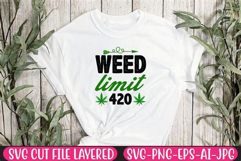 Weed Limit 420 Graphic By Rusho Designs · Creative Fabrica