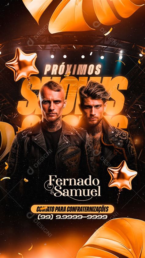 Story Flyer R Veillon Pr Ximos Shows Fernado Samuel Social Media Psd