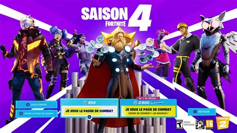 Passe De Combat De La Saison 4 Chapitre 2 De Fortnite Otosection