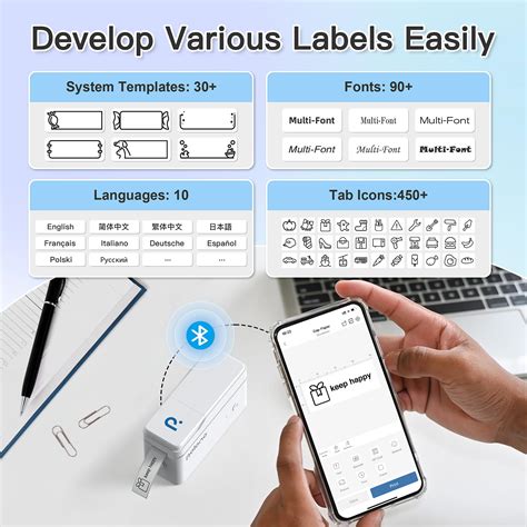 Snapklik Polono Genuine P S Label Maker Tape Adapted Label