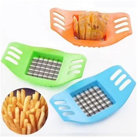 Stainless Steel Potatoes Cutter Cut Into Strips French Fries Kitchen