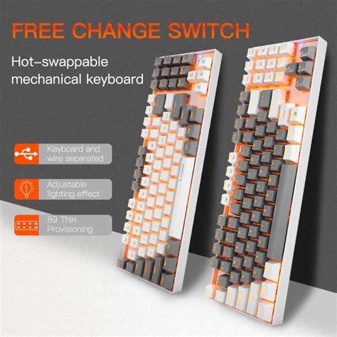 Huo Ji E Yooso Z Mechanical Keyboard Led Backlit Keys Wired Hot