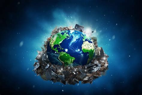 Premium Photo Waste Recycle Management Ecofriendly Journey Theme