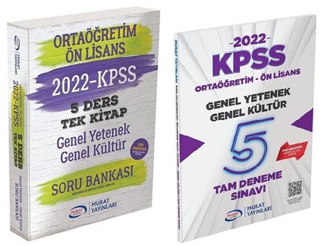 SÜper Fİyat Murat 2022 Kpss Lise Ortaöğretim Ön Lisans Soru 5