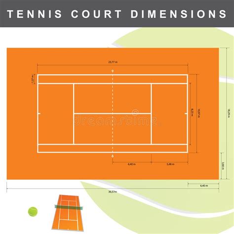 Printable Tennis Court Dimensions