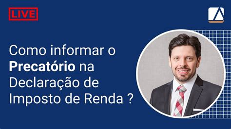 Como declarar o Precatório recebido no Imposto de Renda 2021 YouTube