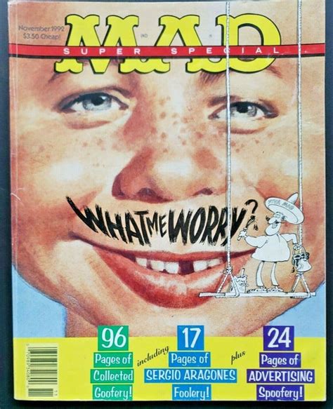 1992 Mad Magazine November Super Special M 222 Gem