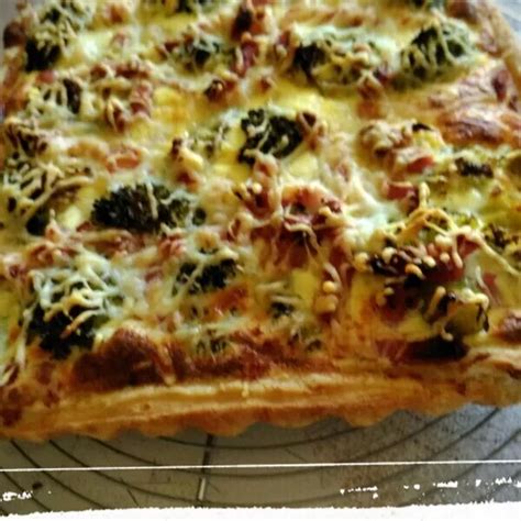 Quiche Brocolis Lardons Avec P Te Feuillet E Recette I Cook In