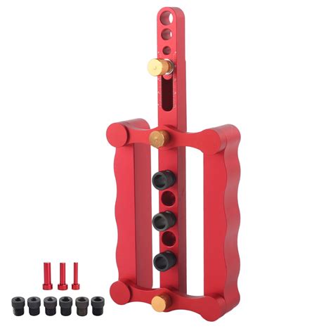 Self Centering Doweling Jig Borehole Locator Kit With Scale Diy Woodworking Tools