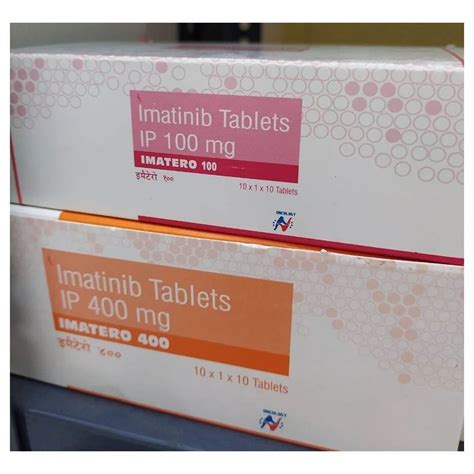 imatero imatinib  mg tablets cancer hetero  strip