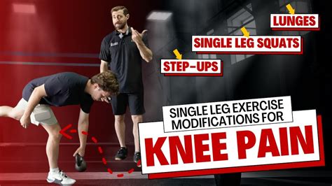 My Favorite Single Leg Exercise Modifications For Knee Pain Lunges