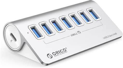 ORICO Hub USB Hub USB C en Aluminium à 7 Ports hub de données USB 5