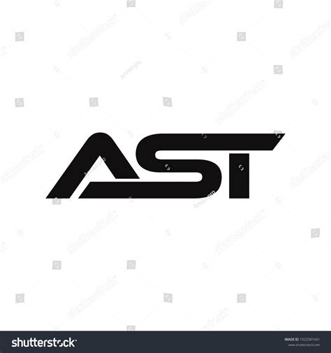 Ast Letter Logo Design Vector: เวกเตอร์สต็อก (ปลอดค่าลิขสิทธิ์ ...