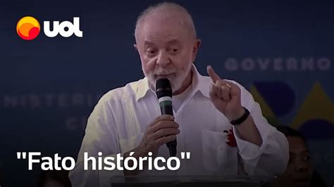 Lula Exalta Haddad E Comemora Reforma Tributária Fato Histórico