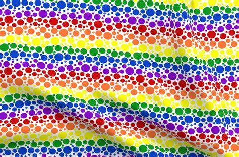 Rainbow Dots Small Spoonflower