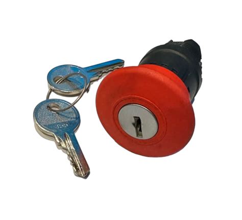 Emergency Stop Button With Key Release