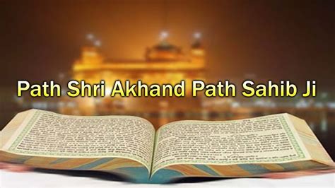 Live Bhog Shri Akhand Path Sahib Ji Youtube