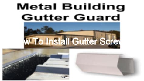 How To Install Gutter Screws - Gutter HQ