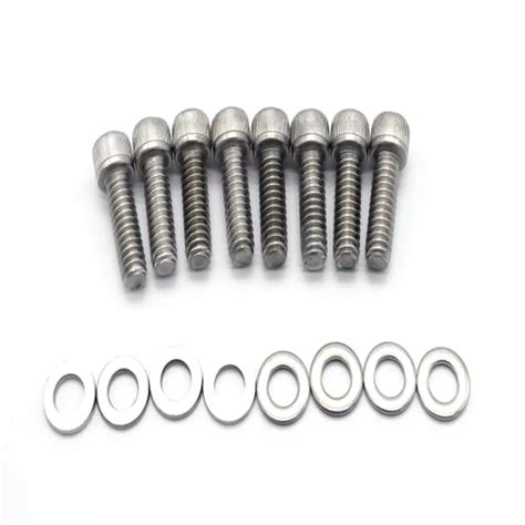 Sbc Valve Cover Bolts 8pcs Stainless Steel Kit Small Block For Chevy 283 327 350 383 400 Allen