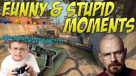 Cs Go Funny Stupid Moments Cooldown Raging Zeus Tactics