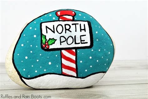 25 Christmas Rock Painting Ideas • Color Made Happy