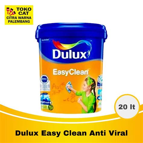 Jual Cat Tembok Interior Dulux Easy Clean Anti Viral 20 Liter Shopee