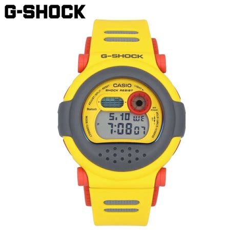 Casio カシオ G Shock ジーショック Gショック 腕時計 時計 メンズ 防水 クオーツ デジタル Bluetooth 付け替え ベゼル バンド イエロー G B001mve 9 1