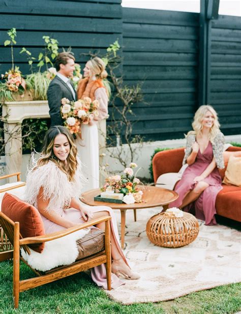 Modern Black Tie Bohemian Meets Rustic Fall Wedding At Terrain Gardens