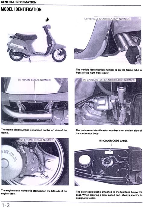 Honda Moped Serial Number