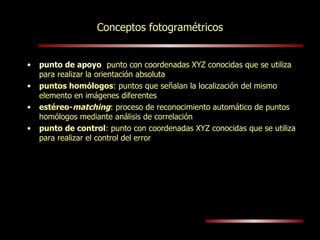 Introducción a la Fotogrametría Digital PPT