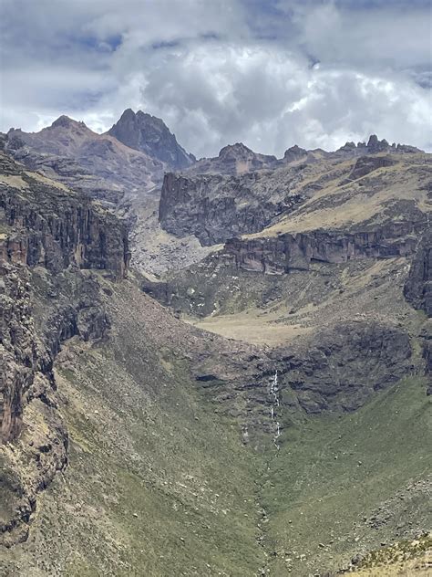 Peaks of Mount Kenya : r/pics
