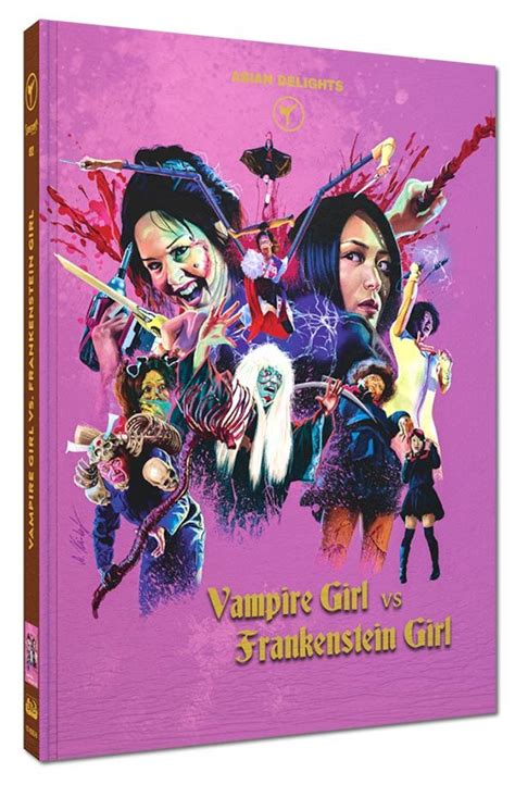 Vampire Girl Vs Frankenstein Girl Cover B Mediabook Blu Ray Dvd