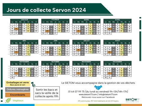 Calendrier Des Ramassages Servon