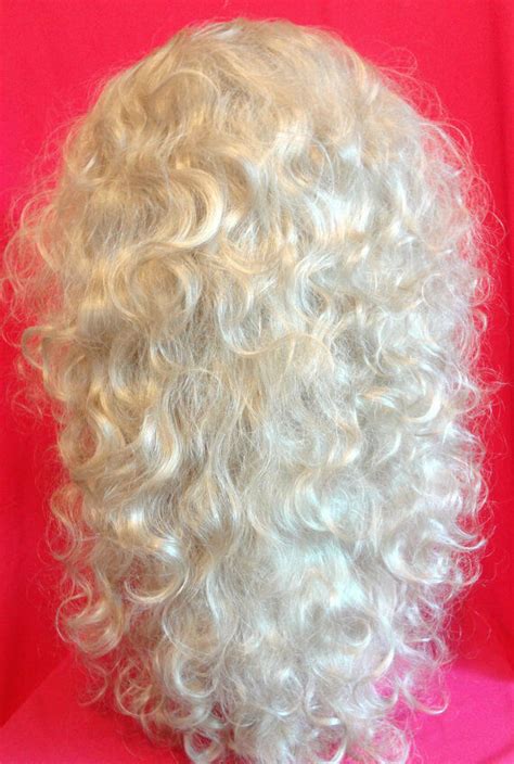 Lady Gaga Rupaul Big Hair Wig Lace Front Costume Drag Queen Blonde All