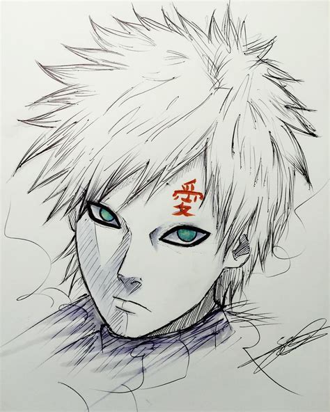 Gaara Anime Naruto Fan Art Naruto Naruto Shippuden Sasuke Boruto