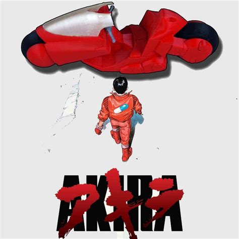 3D Printable AKIRA - Kaneda's Bike by Marco Autilio