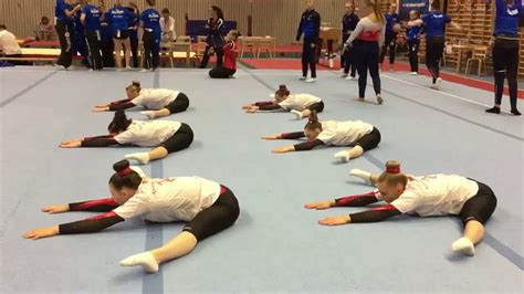 Girls Gymnastics Team Warm Up Youtube