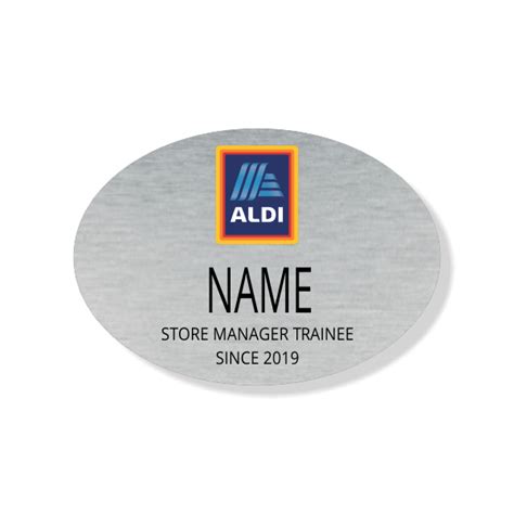 Aldi Store Manager Trainee Name Tag