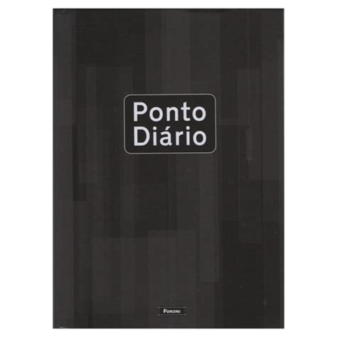 Kit c 2 Cadernos Livro Ponto Capa Dura Controle de Horário no Shoptime