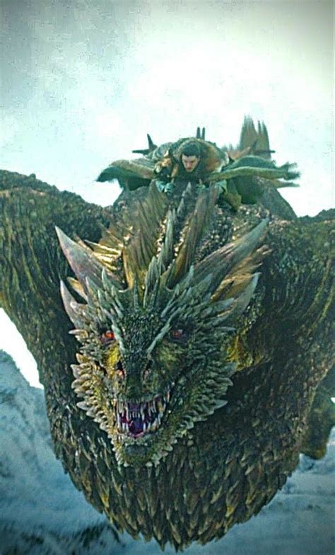 Jon Snow and Rhaegal: A Majestic Bond