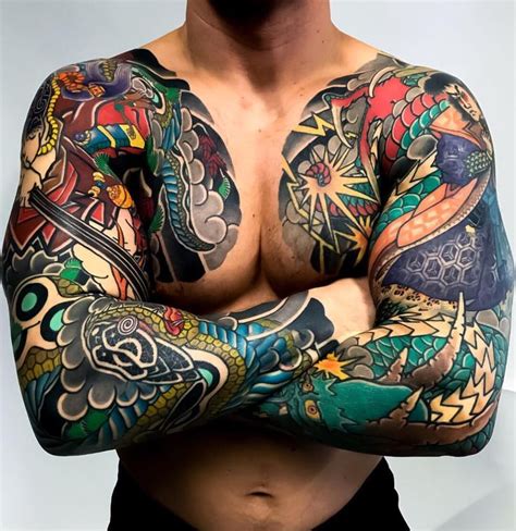 Japanese Tattoo Sleeves By Mateuszkanu Japaneseink Japanesetattoo